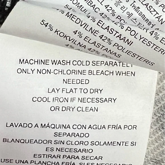 MICHAEL Michael Kors Black Leopard Print Leggings With Faux Fly XL EUC - Picture 15 of 16